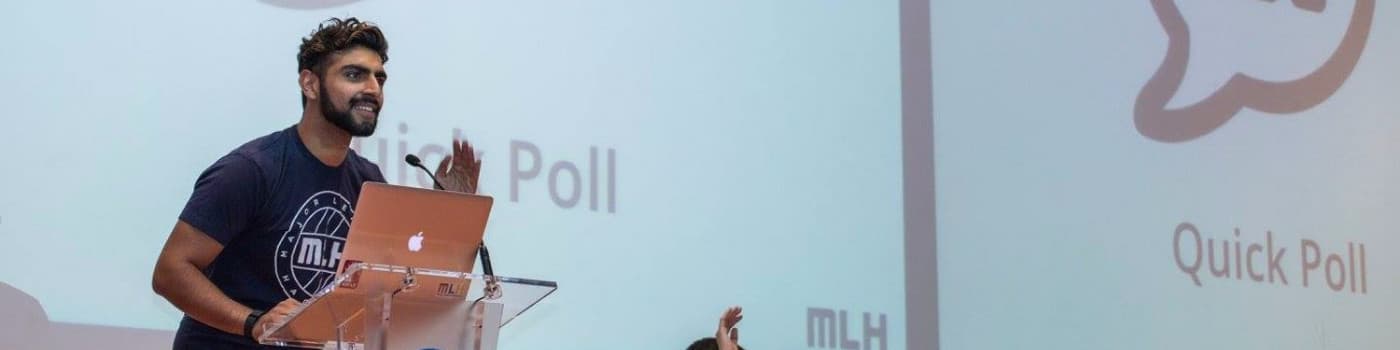 Speaking at a hackathon